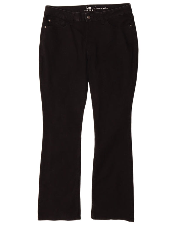 Lee Jean bootcut taille moyenne pour femme US 16 2XL W36 L32 coton noir