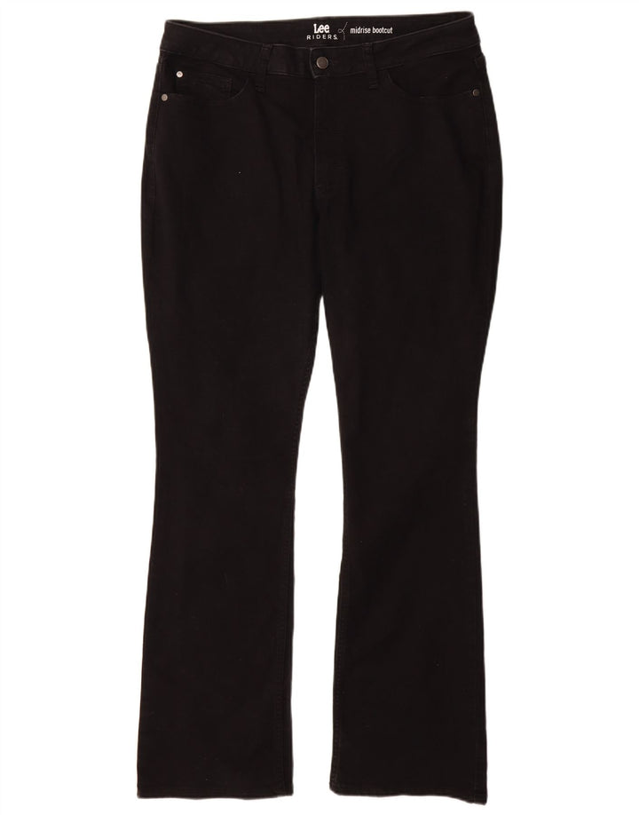 Lee Jean bootcut taille moyenne pour femme US 16 2XL W36 L32 coton noir