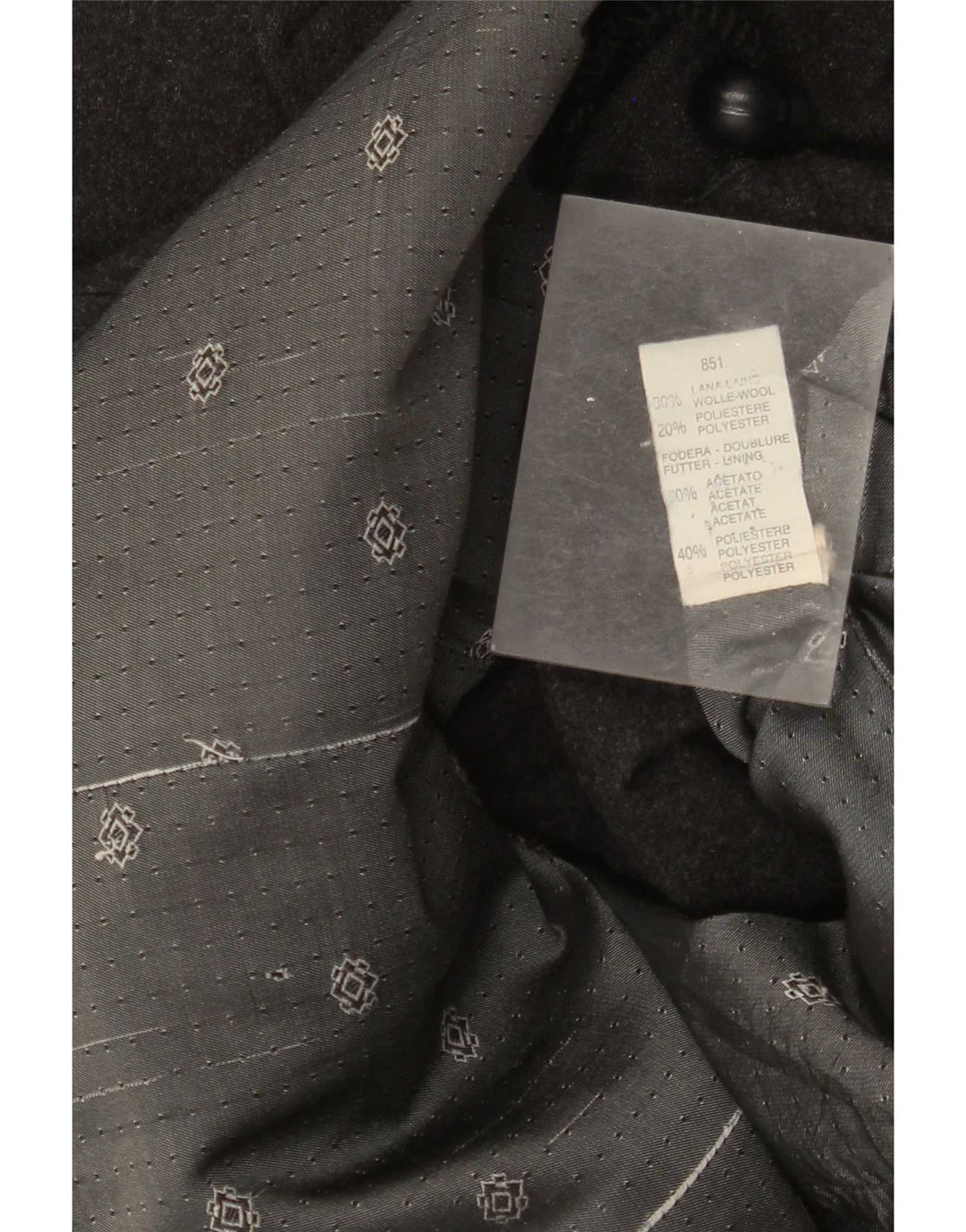 Penny Black Veste Blazer 3 Boutons Femme IT 42 Laine Gris Moyen