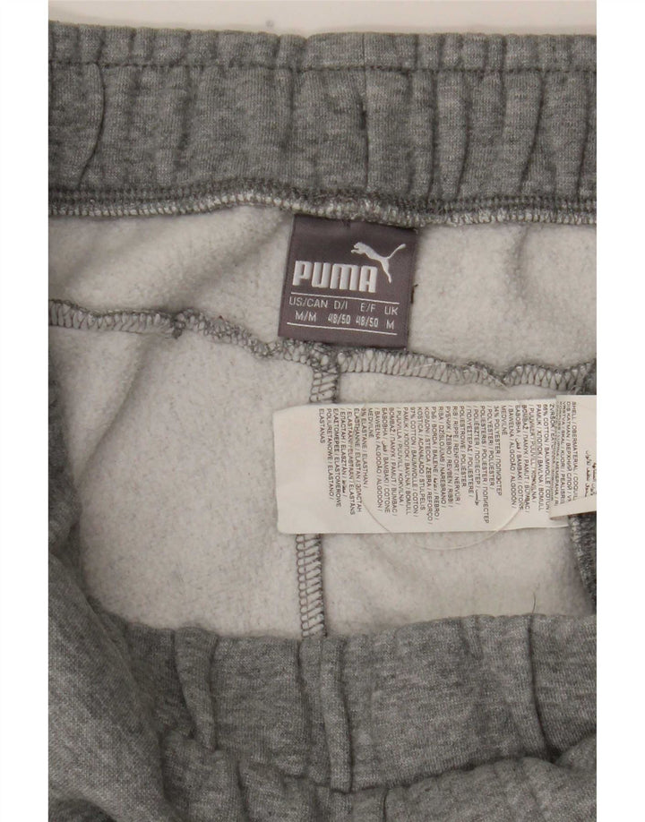 Puma Pantalon de Survêtement Graphique Homme Gris Moyen Coton