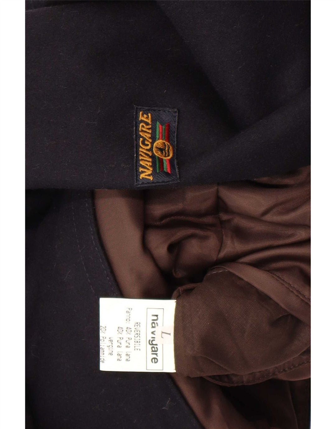 Navigare Veste utilitaire pour homme UK 40 Grande laine bleu marine