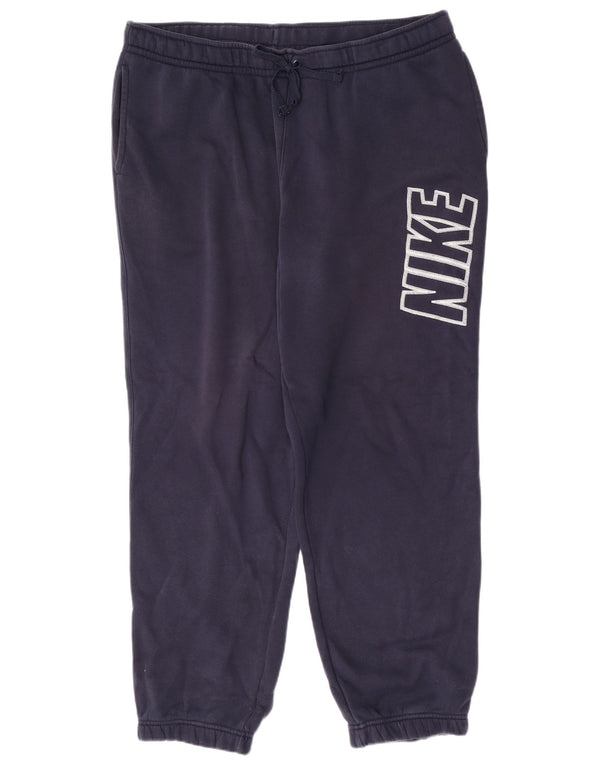 Nike Pantalon de survêtement pour homme Joggers XL W38 L31 Bleu marine Coton