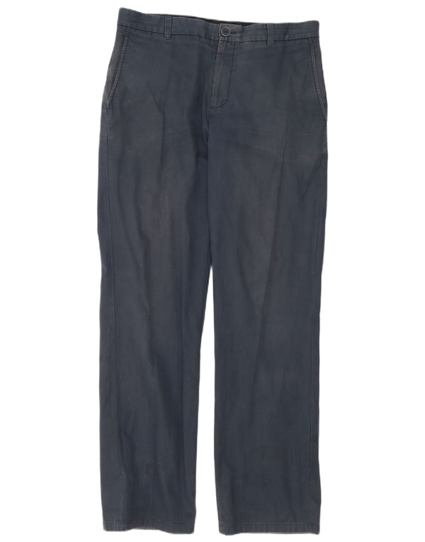 Dkny Pantalon Chino Coupe Relax Soho Homme W32 L34 Bleu Marine Coton