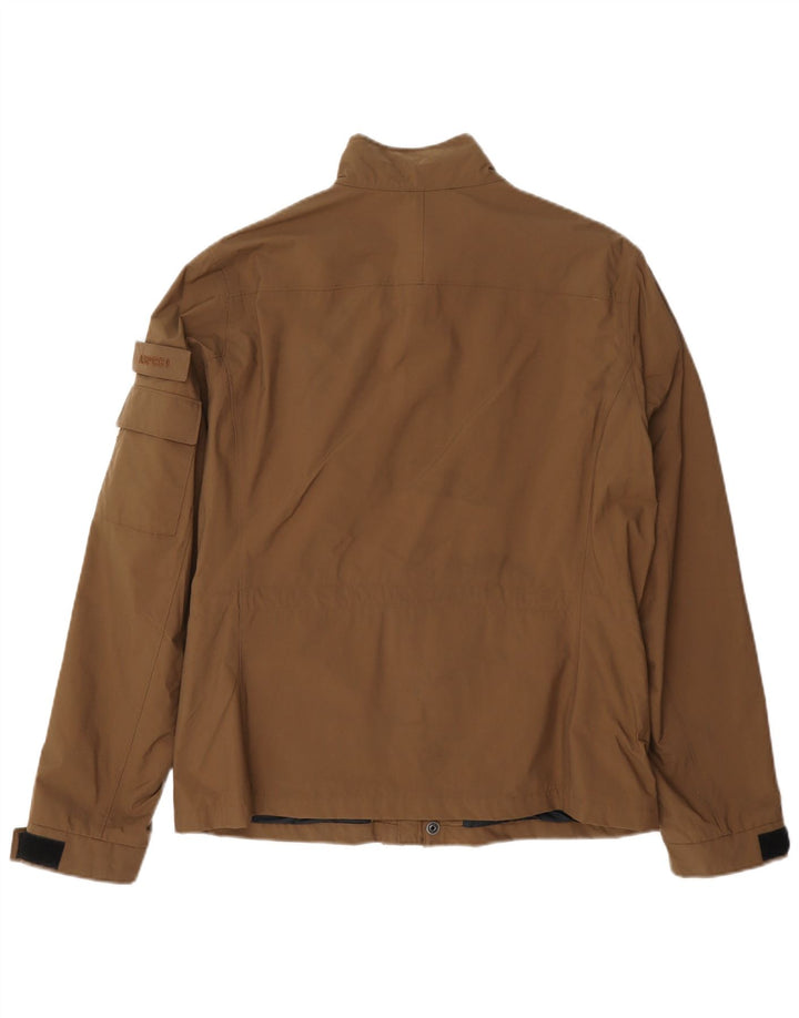 veste utilitaire homme vintage UK 38 Polyamide brun moyen