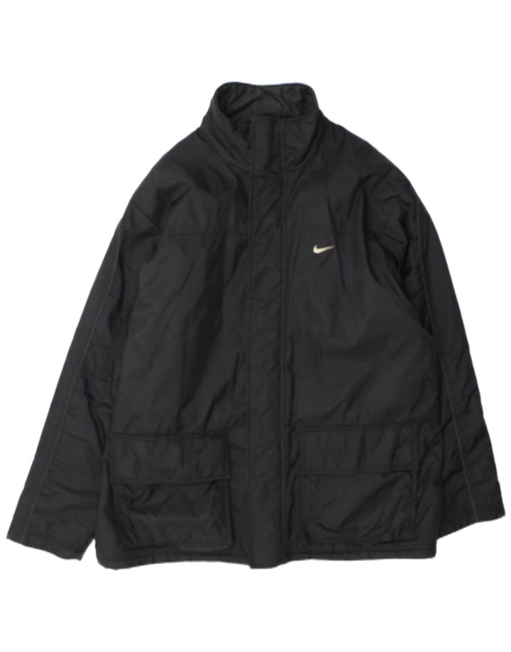 Nike Veste coupe-vent pour homme UK 45/47 XL Noir Nylon