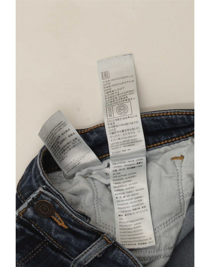 Levi's Jean Slim 712 Femme W27 L30 Bleu Lyocell