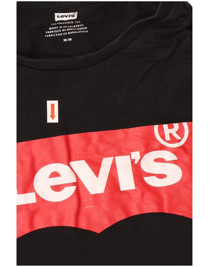 Levi's Tee-Shirt Graphic Homme Noir Moyen Coton
