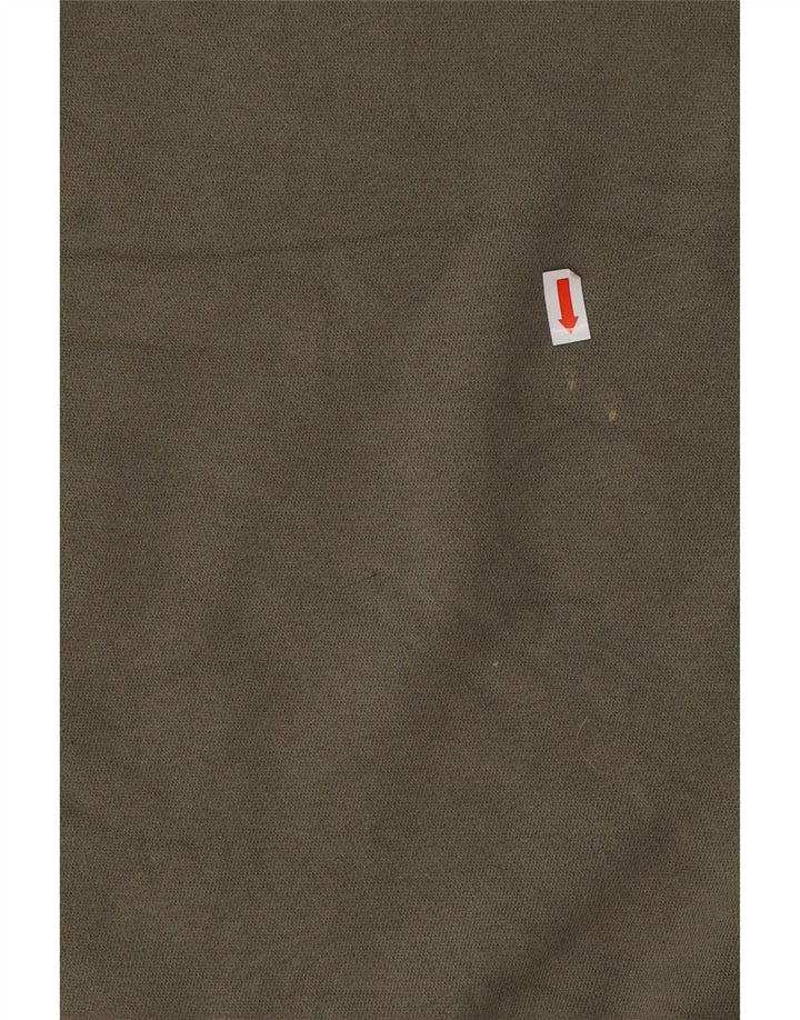 FAT FACE Sweat-shirt surdimensionné pour femme UK 16 Large Kaki Coton