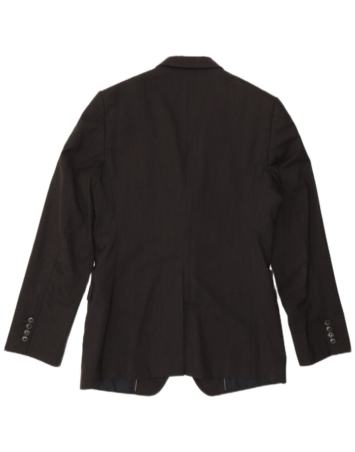 DOLCE & GABBANA Veste Blazer 2 Boutons Homme IT 50 Grandes Rayures Grises