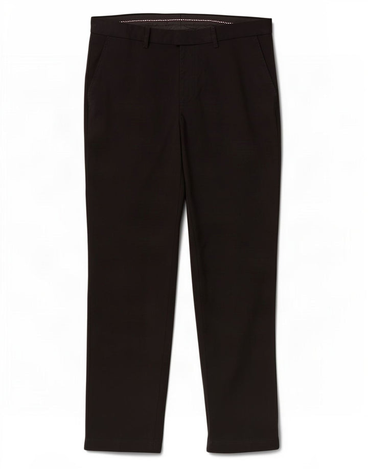 Marks & Spencer Pantalon de Costume Slim Homme W34 L31 Noir Polyester