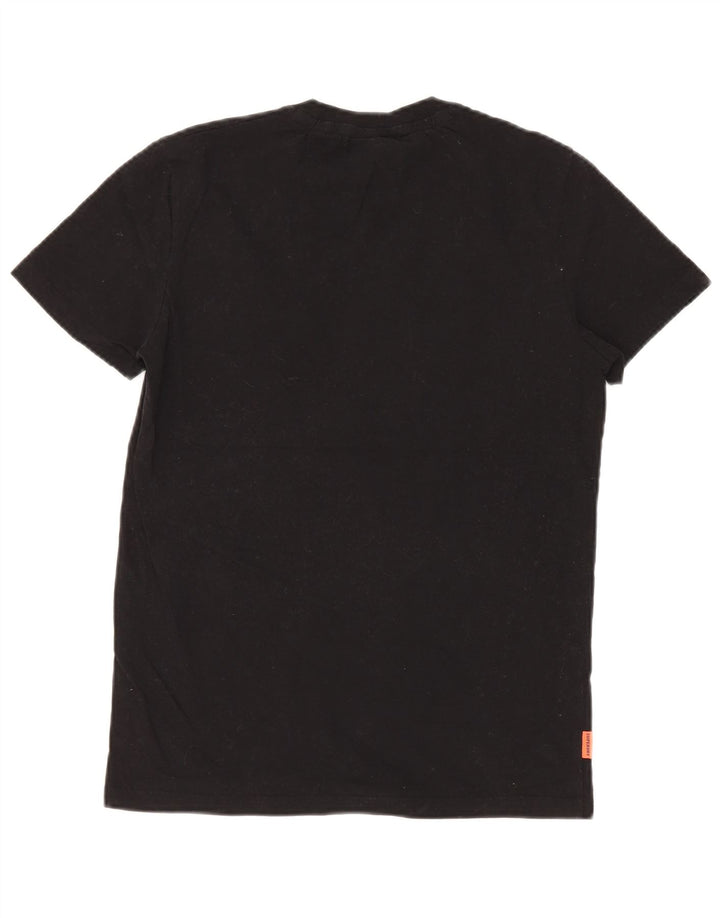 Superdry T-shirt pour homme en coton noir moyen