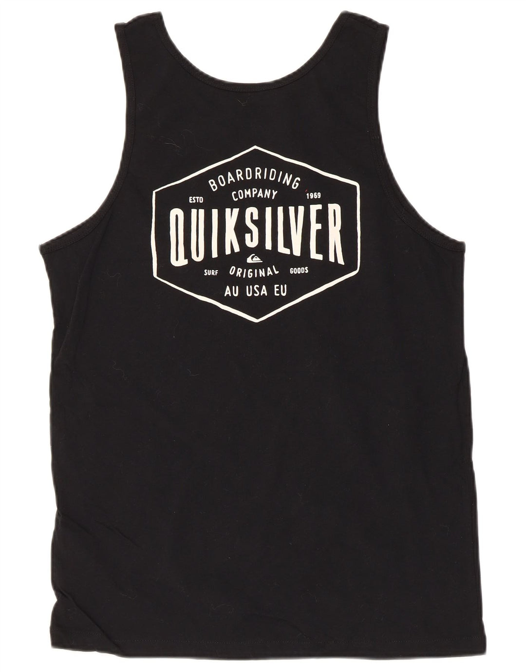 Quiksilver Débardeur Graphique Homme Petit Noir Coton