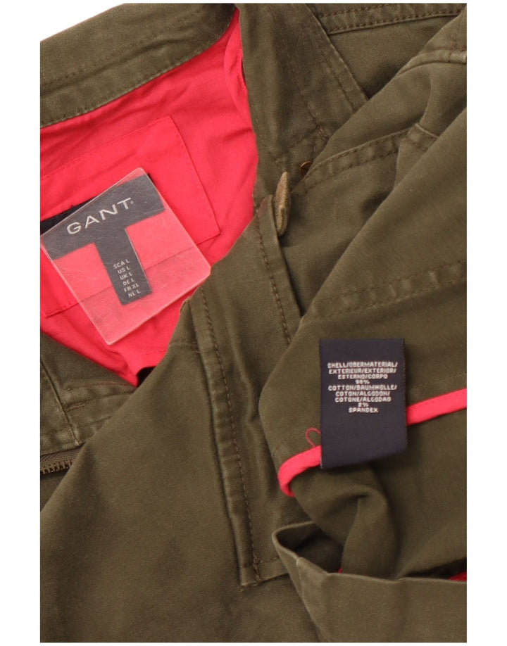 Gant Veste utilitaire pour femme UK 14 Large Kaki Coton