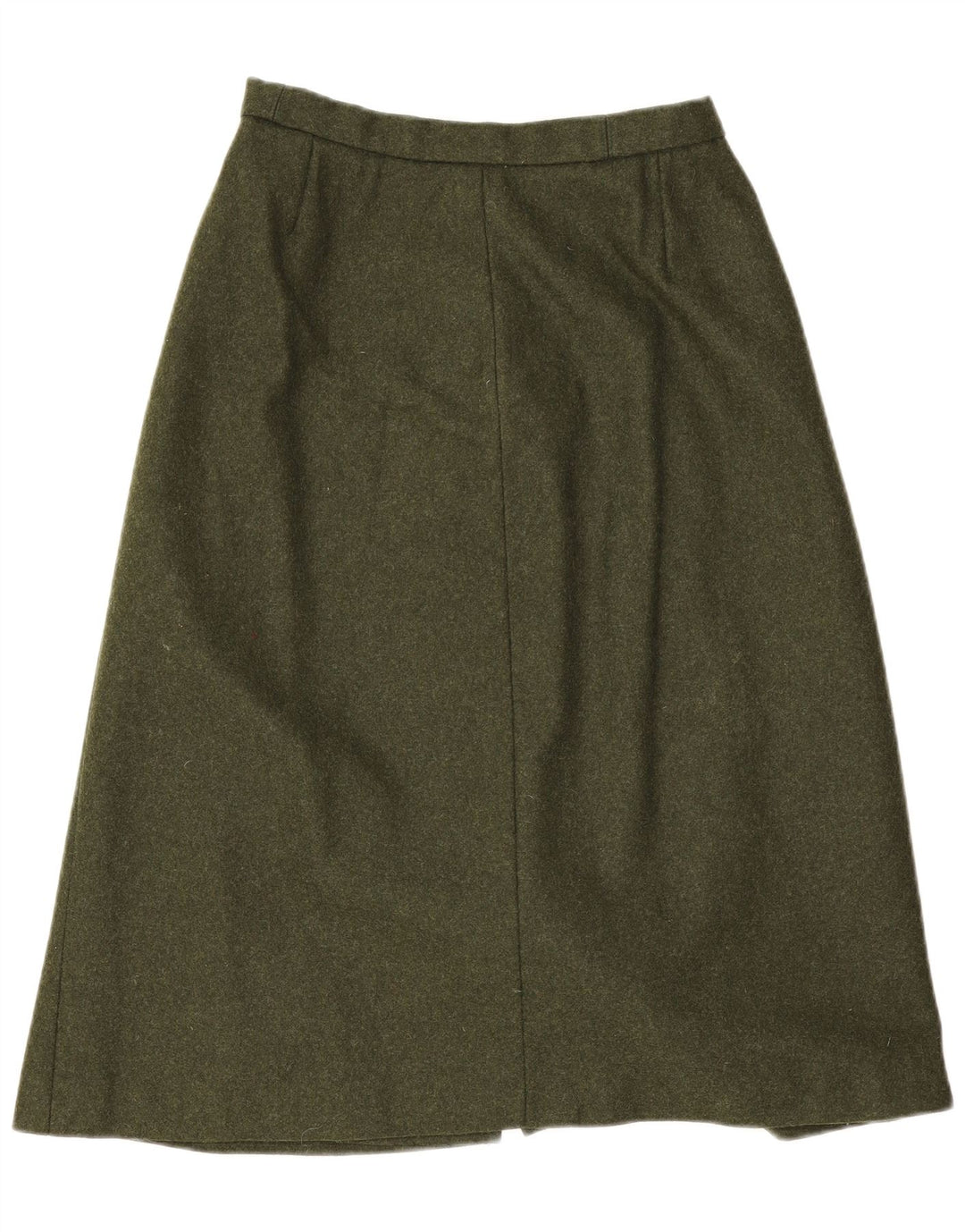 jupe trapèze femme vintage W26 Petit Kaki