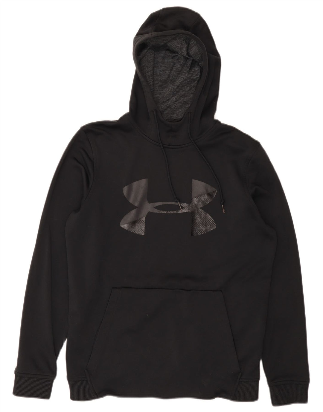 Under Armour Pull à Capuche Cold Gear Graphic Homme Noir Petit Polyester