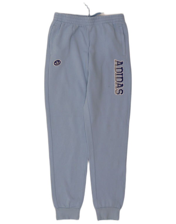 Adidas Pantalon de Survêtement Graphique Fille 15-16 ans Bleu Coton