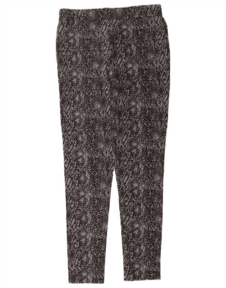 Marks & Spencer Leggings Femme UK 42 Viscose Imprimé Animal Gris Moyen