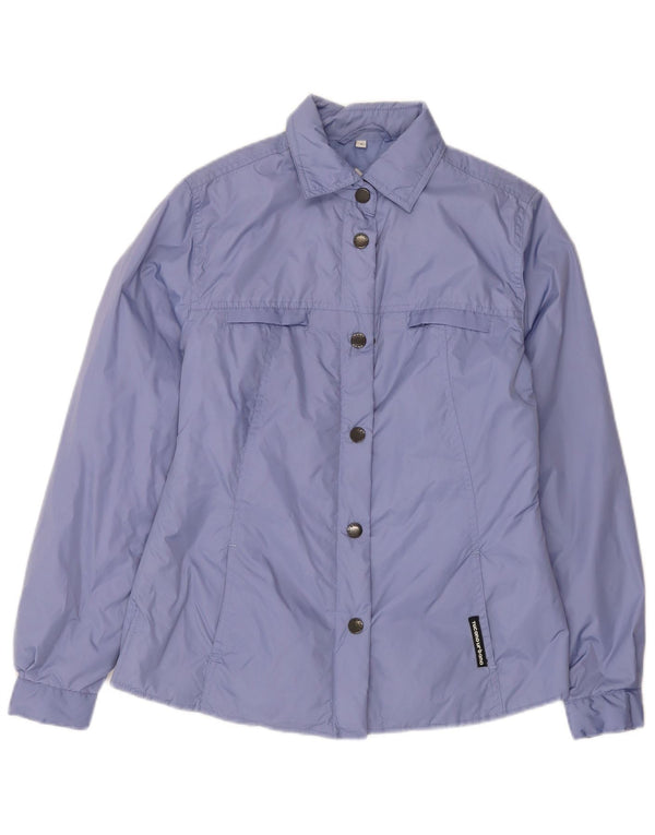 Tucano Urbano Veste Bomber Femme UK 10 Petit Nylon Violet