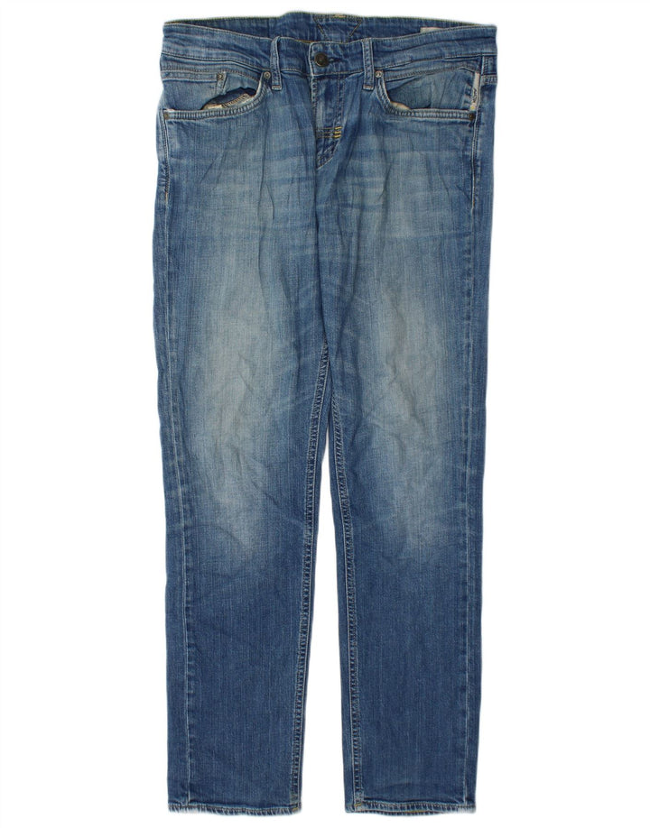 Meltin' Pot Jean Slim Homme W33 L32 Bleu Coton