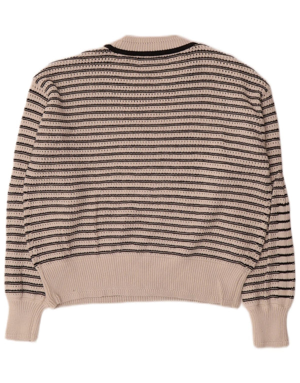 Marks & Spencer Pull à col rond pour femme UK 14 Medium Off White