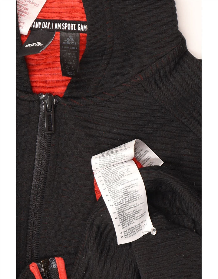 Adidas Pull à capuche zippé garçon 13-14 ans Noir Polyester