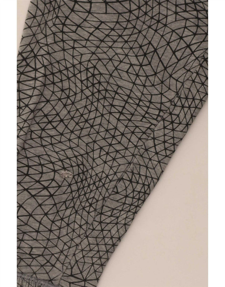 Under Armour Sweat à capuche zippé pour homme Large Gris Géométrique