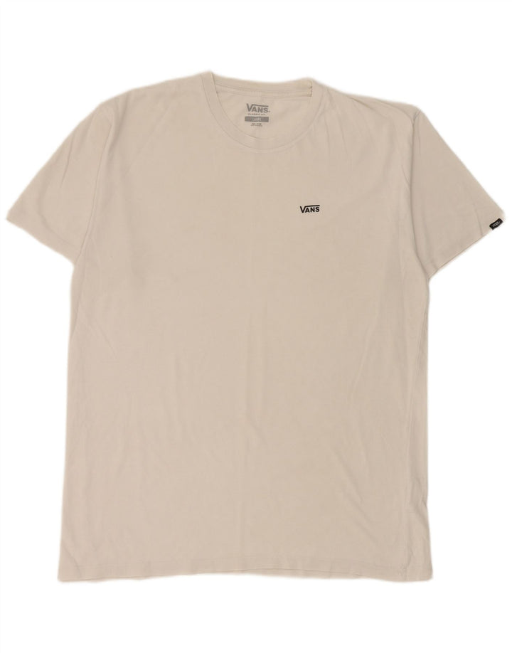 Vans T-shirt coupe classique pour hommes, grand coton blanc