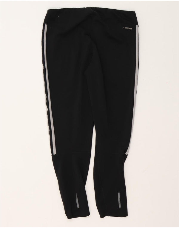 ADIDAS Legging court Aeroready pour femme UK 12 Noir moyen Polyester