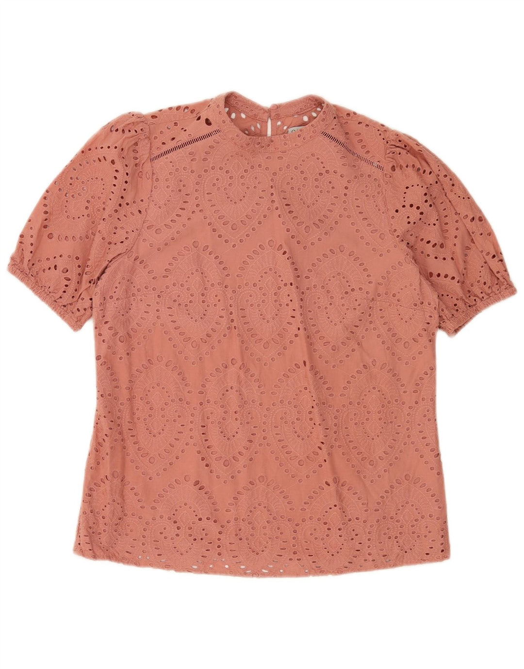 Oasis Chemisier Femme UK 12 Rose Moyen Paisley Coton