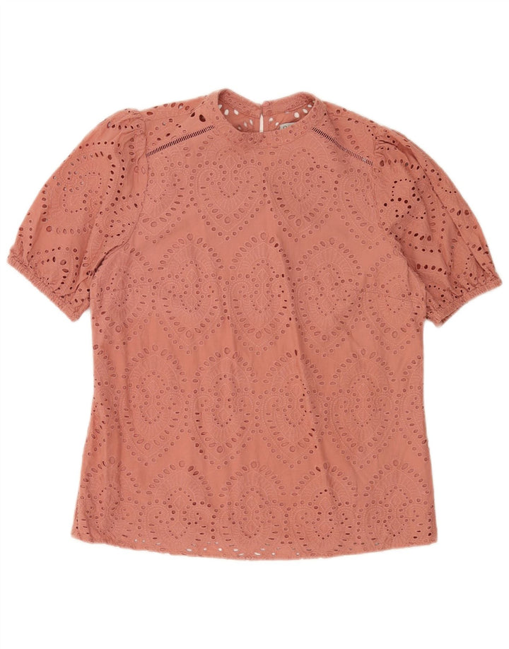 Oasis Chemisier Femme UK 12 Rose Moyen Paisley Coton