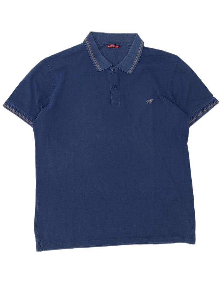 Carrera Polo Homme 2XL Bleu Coton