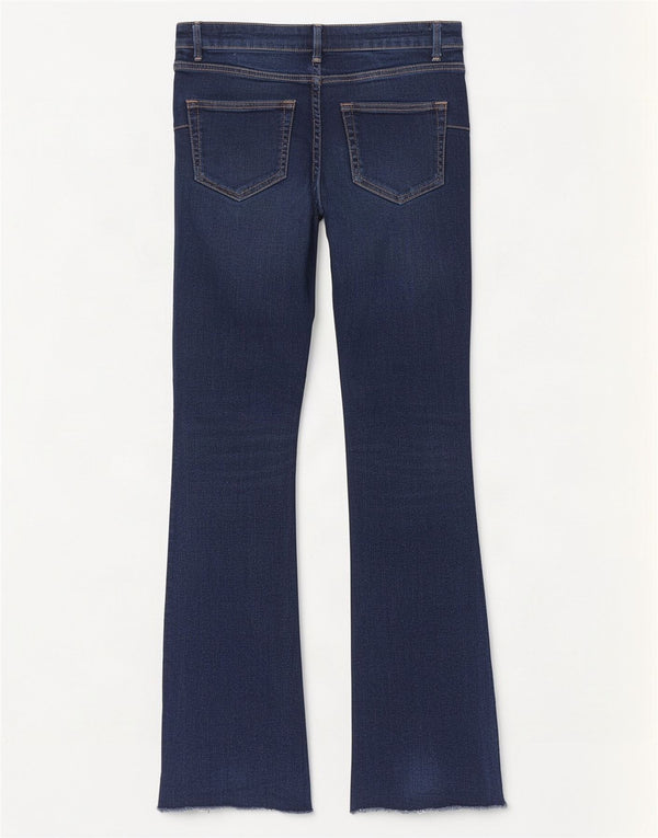 Zara Jean évasé pour femme EU 38 Small W28 L33 Bleu marine