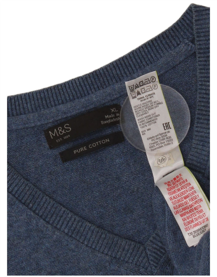 Marks & Spencer Débardeur pour homme XL en coton bleu