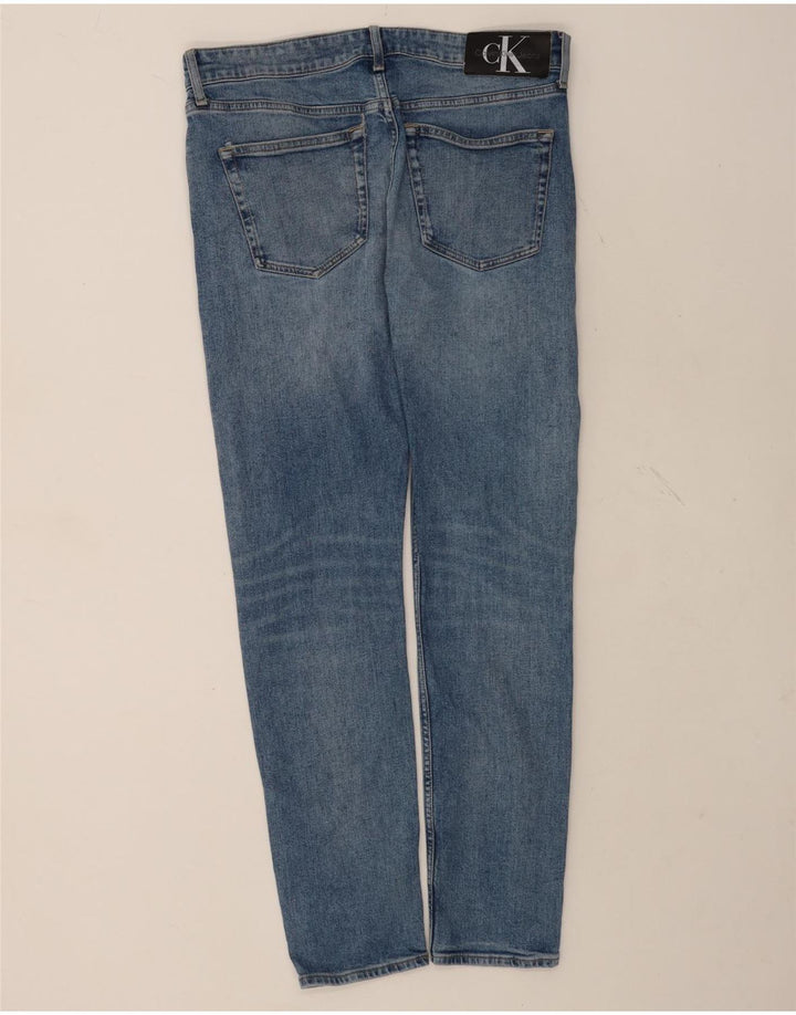 Calvin Klein Jean Slim Homme W31 L32 Bleu Coton