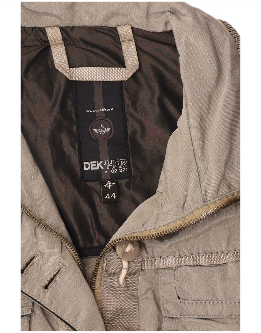 Dekker Veste Utility Femme IT 44 Gris Moyen