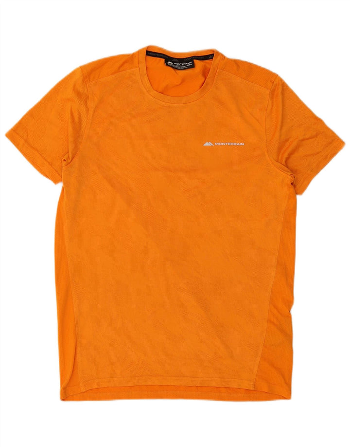 Monterrain T-Shirt Homme Haut Petit Orange Polyester