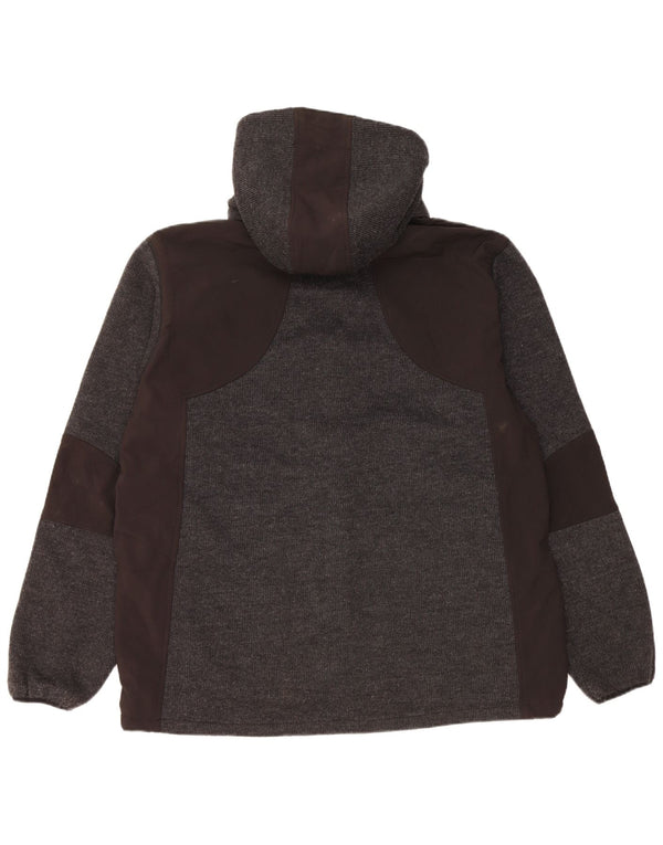 MOUNTAIN WAREHOUSE Veste de survêtement à capuche pour homme 2XL Gris Colorblock