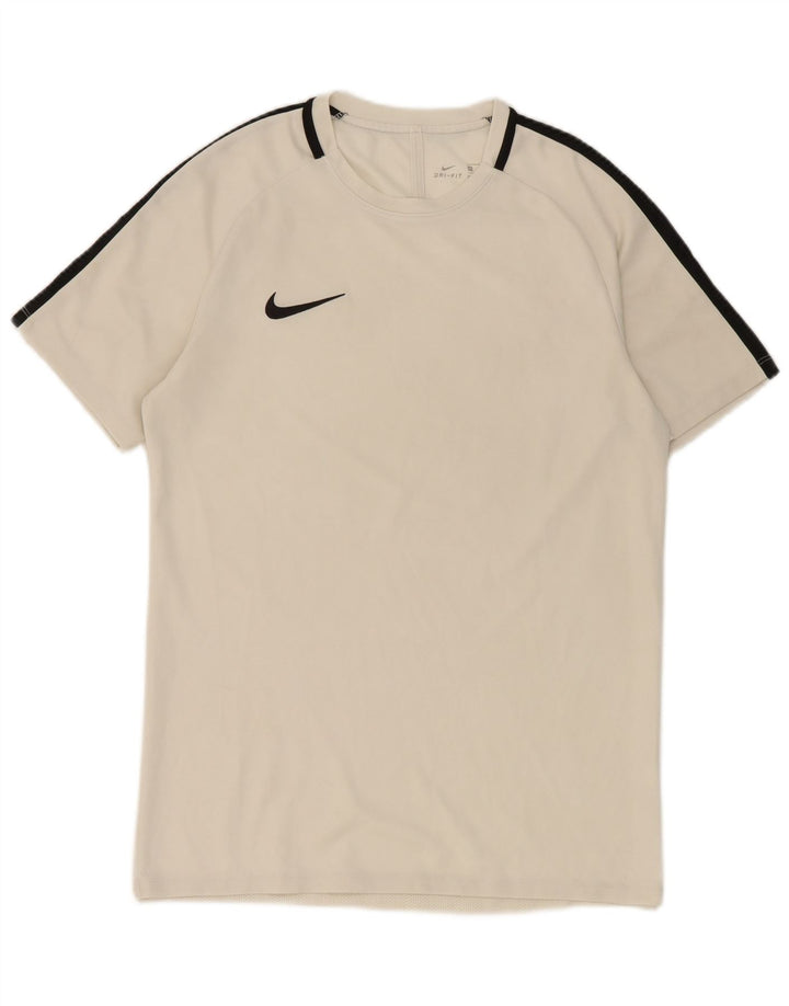 Nike Hommes Dri Fit T-Shirt Haut Blanc Moyen