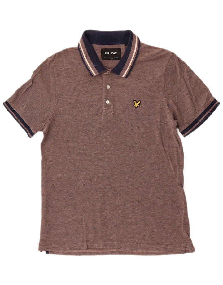 Lyle & Scott Polo Homme Large Marron Coton