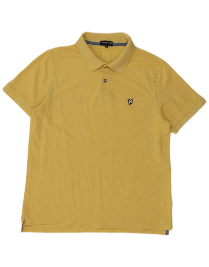 Lyle & Scott Polo Homme Large Jaune Coton