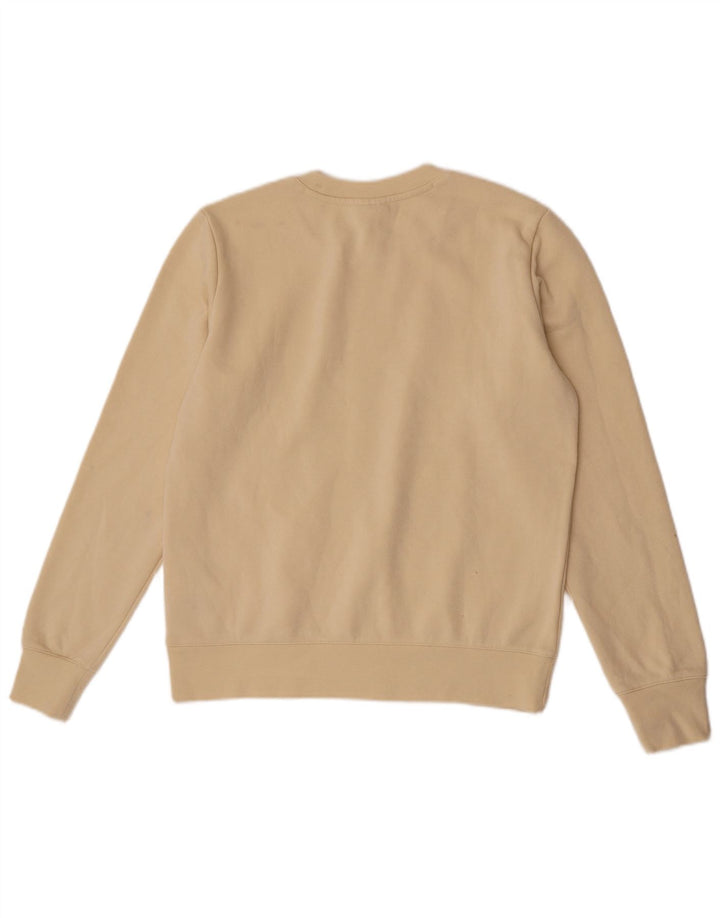 Champion Sweat-shirt graphique pour femme UK 12 en coton jaune moyen