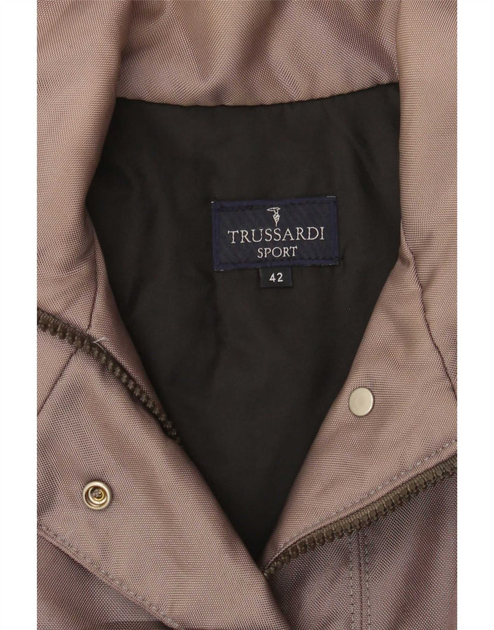 Trussardi Veste Coupe-Vent Femme IT 42 Gris Moyen