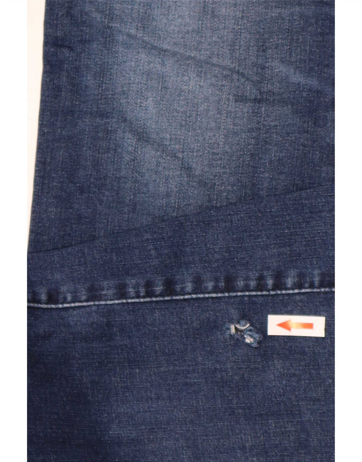 Guess Jean droit sexy femme W26 L32 bleu polyester