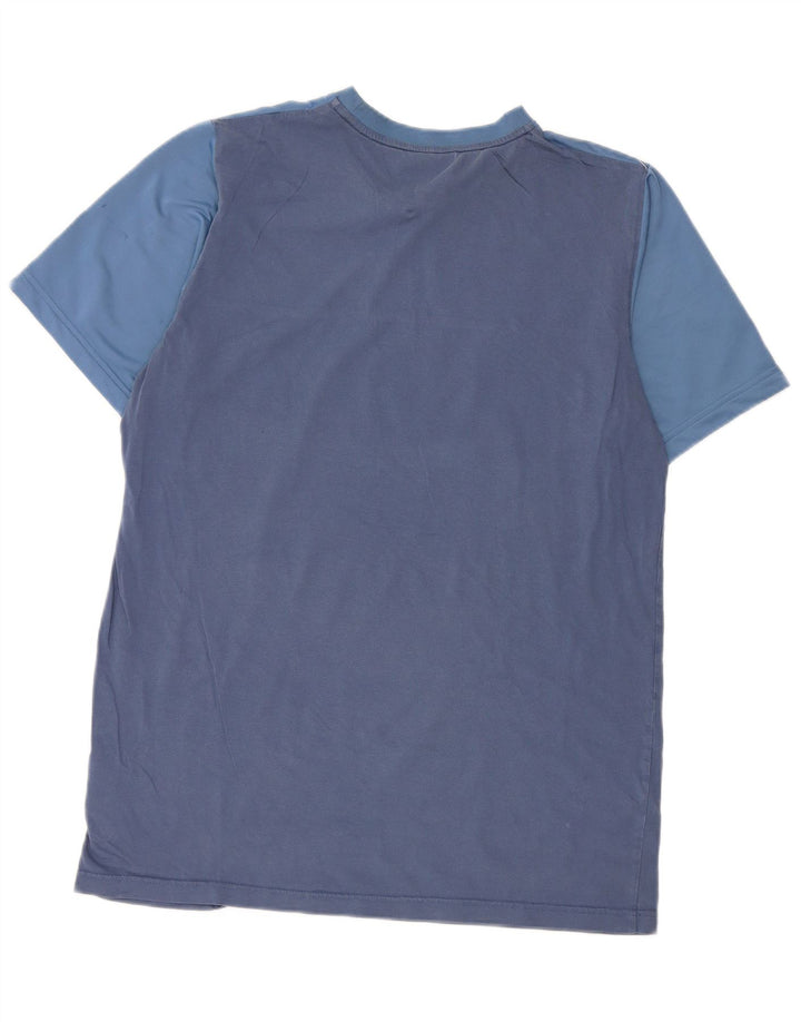 NIKE T-shirt graphique pour hommes en coton color block grand bleu