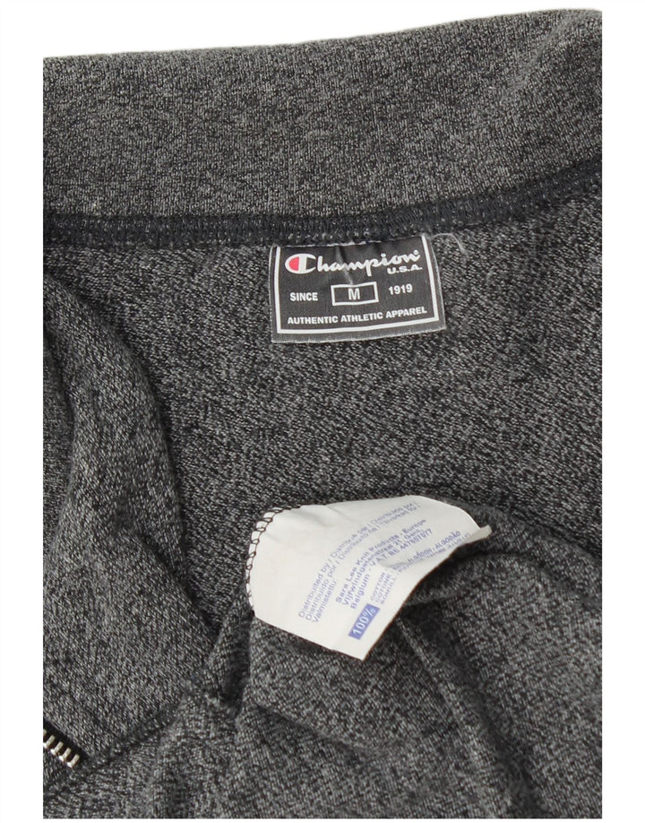 Champion Veste de survêtement pour femme UK 14 Gris moyen en coton moucheté