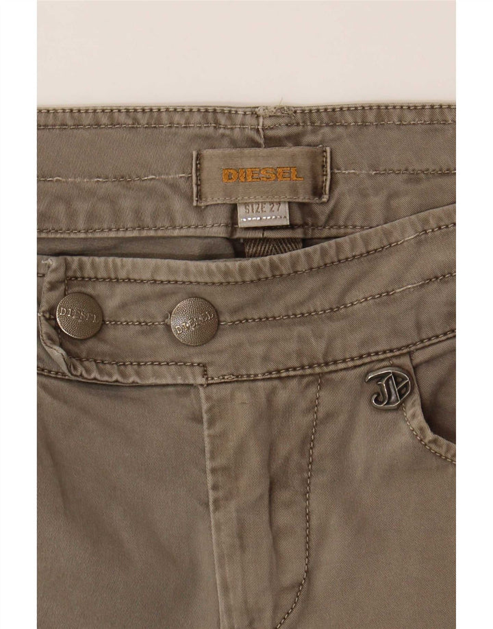 Pantalon décontracté slim femme Diesel W27 L30 gris