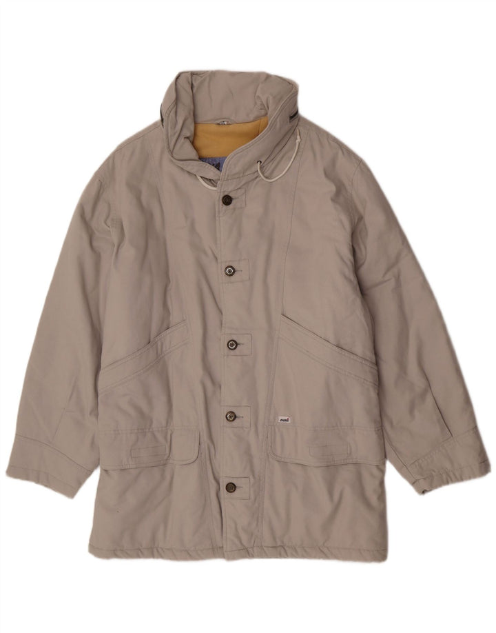 C&A Veste coupe-vent à capuche coupe ample pour homme EU 48 Beige moyen classique