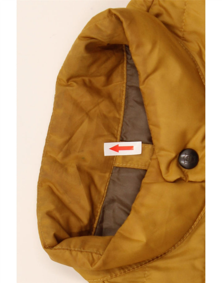Massimo Dutti Gilet rembourré pour homme UK 36 Petit Jaune Polyester