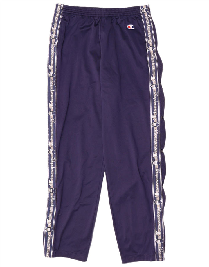Champion Pantalon de Survêtement Graphique Homme XL Bleu Marine Polyester