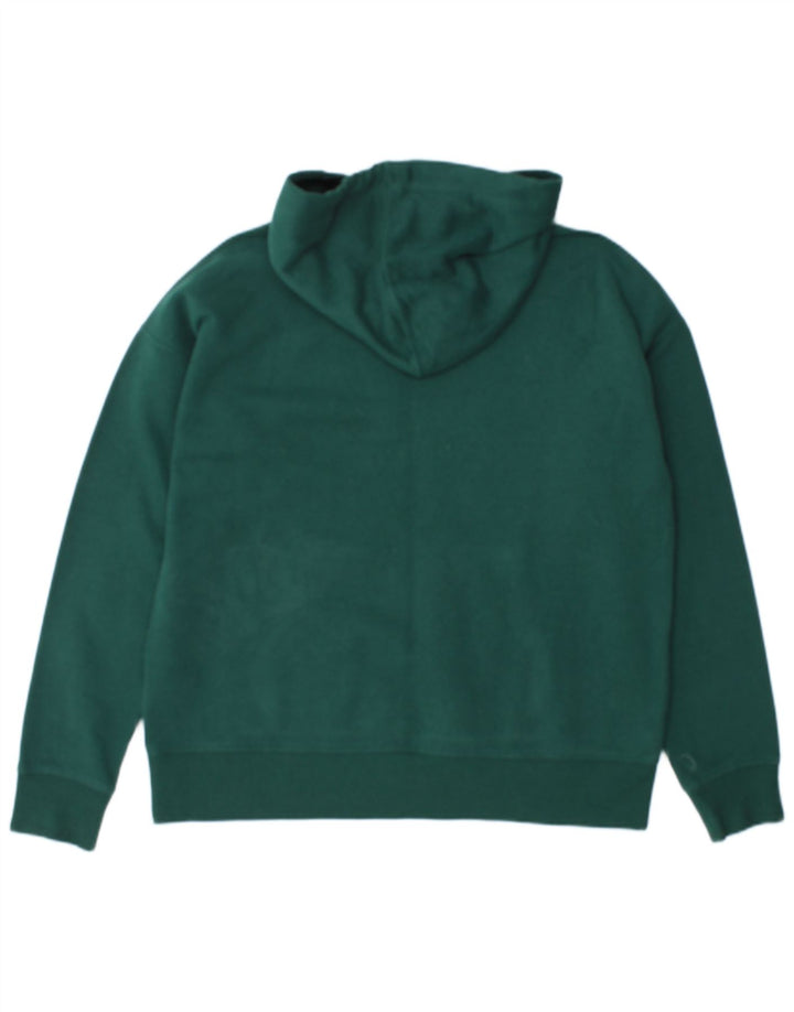 Dkny Pull à Capuche Graphique Homme Vert Moyen Coton